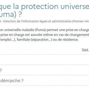 Protection universelle Maladie (PUMa)